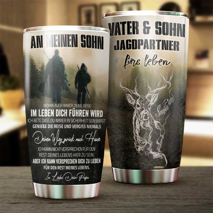 Amemidin | The Hunting Heritage Tumbler: Father & Son – Hunting Partners for Life